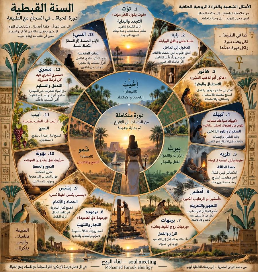 لوحة السنة القبطية